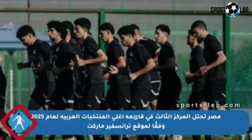 مصر تحتل المركز الثالث في قائمة أغلى المنتخبات العربية لعام 2025 وفقًا لموقع ترانسفير ماركت